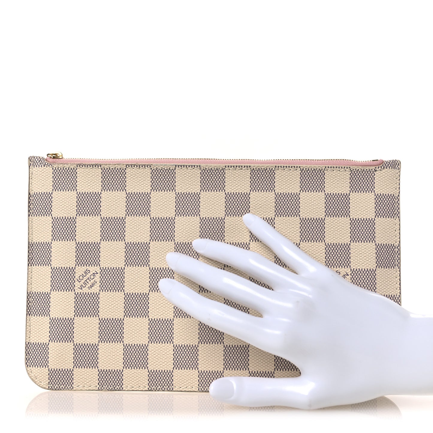 Damier Azur Neverfull MM GM Pochette Rose Ballerine