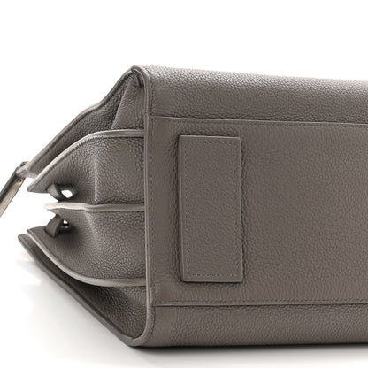 Saint Laurent Grained Calfskin Small Supple Sac De Jour Mouse Grey 10 of 14