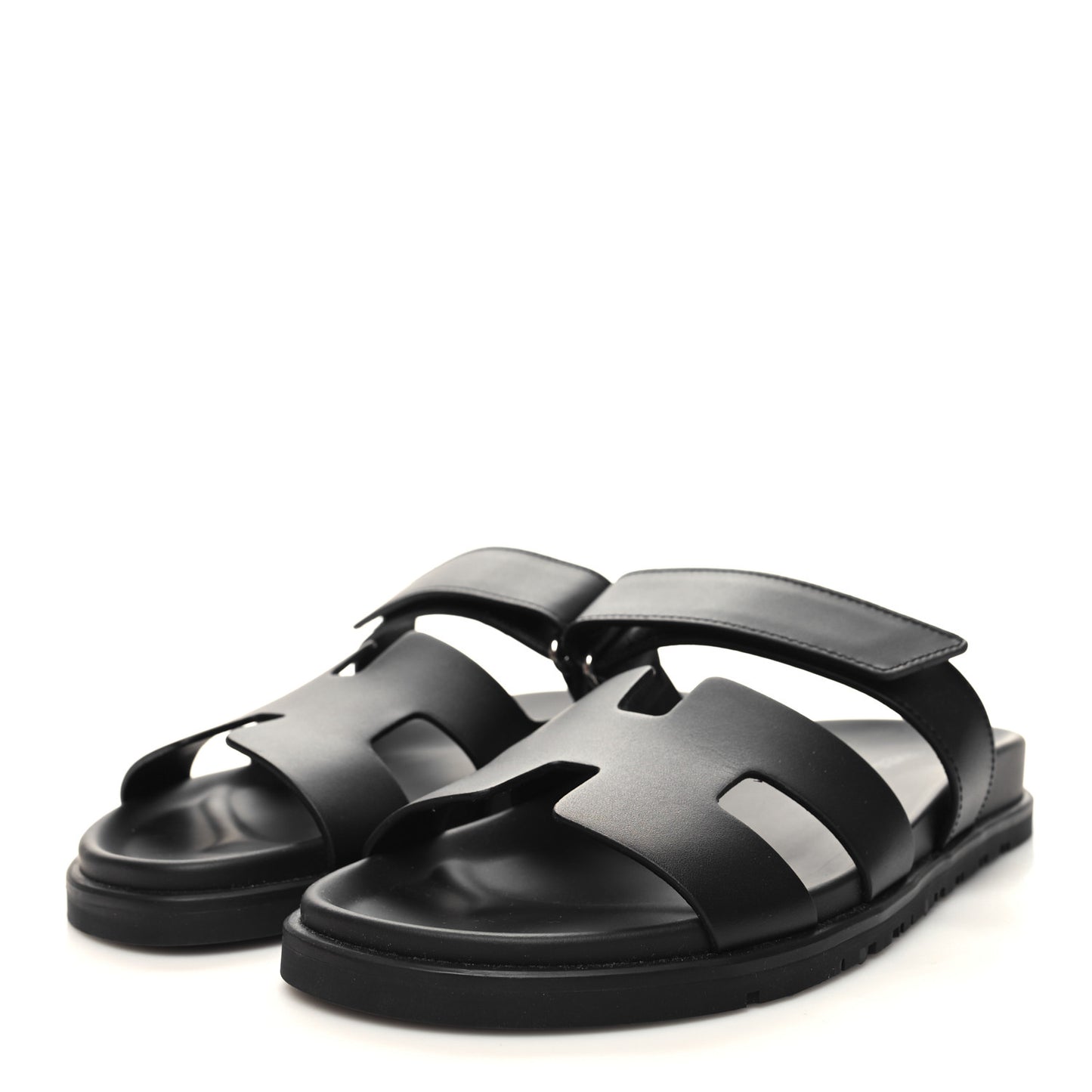 Calfskin Womens Chypre Sandals 39 Black
