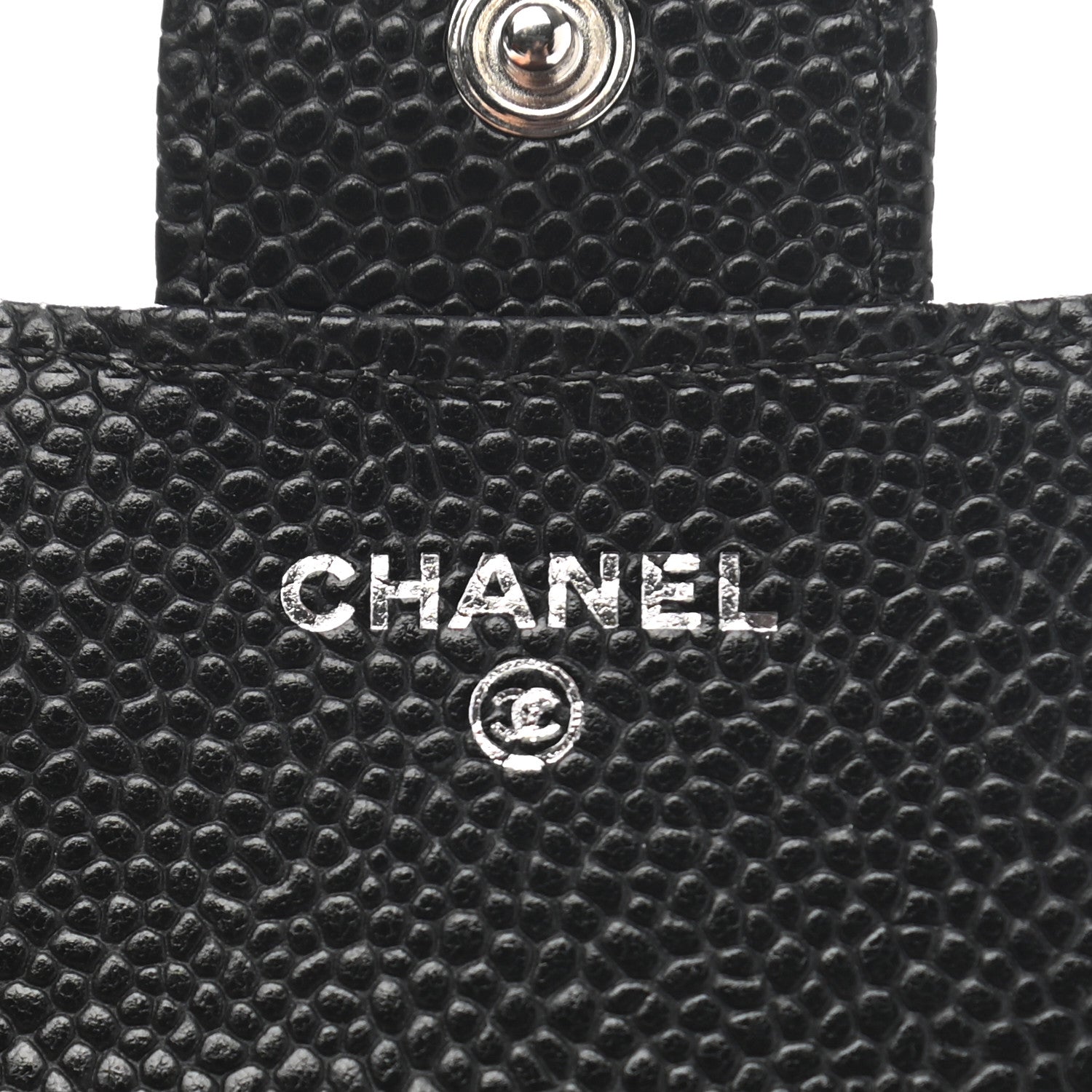 Chanel Caviar Quilted Small Flap Wallet Black 6 of 8