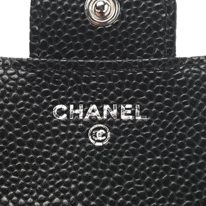 Chanel Caviar Quilted Small Flap Wallet Black 6 of 8