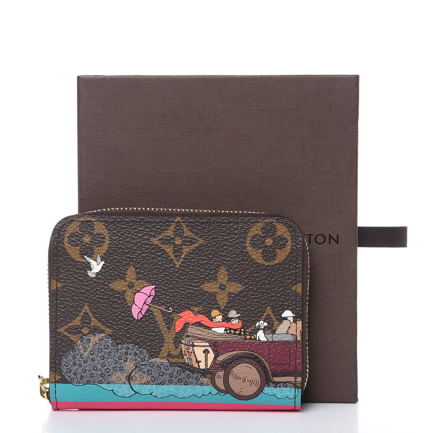 Monogram 2015 Christmas Animation Zippy Coin Purse