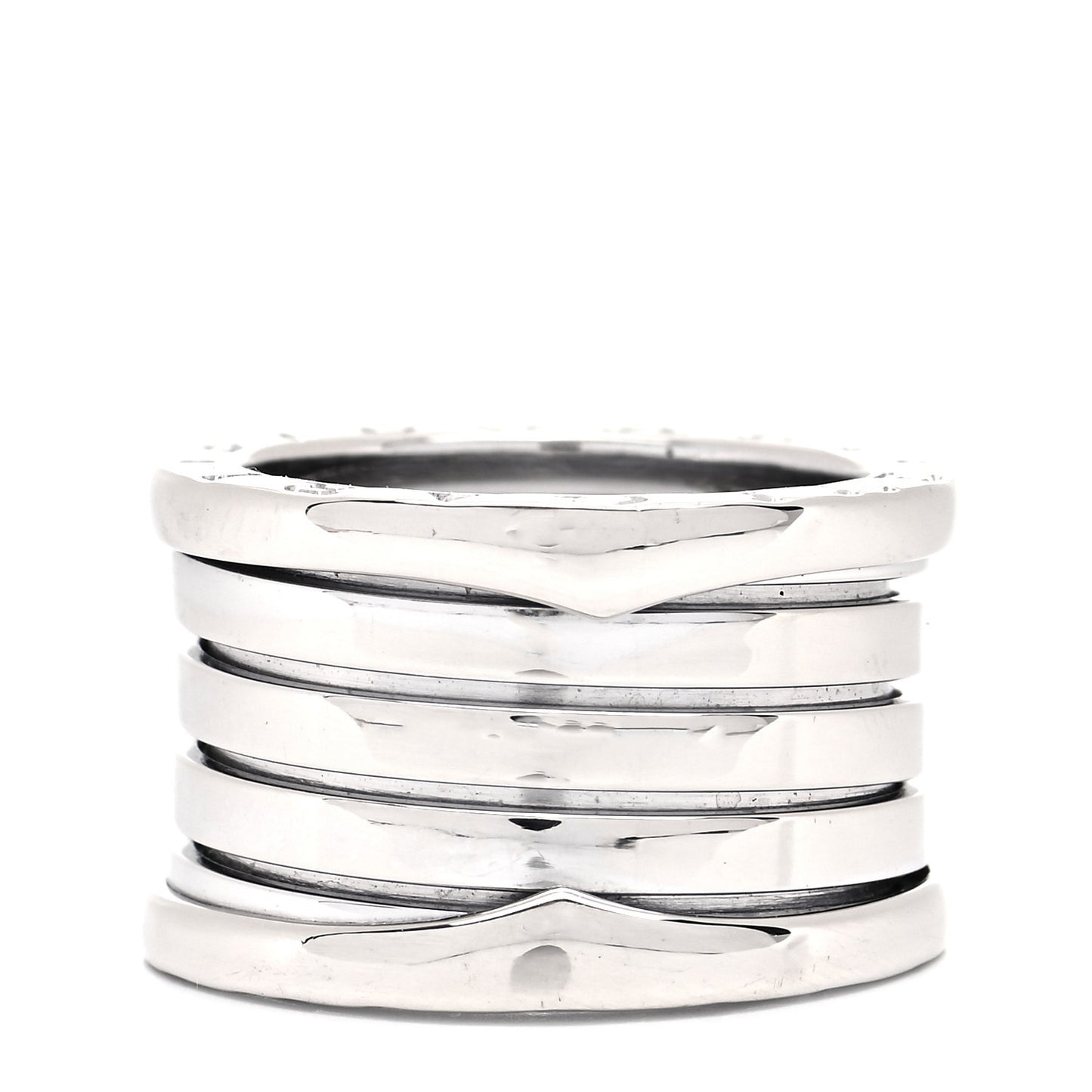 18K White Gold B.Zero1 Five-Band Ring 51 5.75