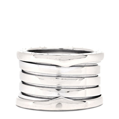 Bulgari 18K White Gold B.Zero1 Five-Band Ring 51 5.75 1 of 5