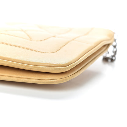 Chanel Lambskin Quilted Tassel Shoulder Bag Beige 9 of 11