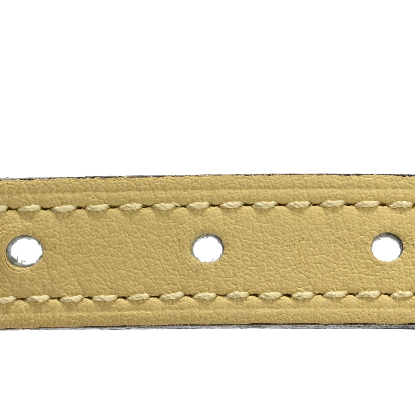 Swift Epsom 13mm H Kelly Belt 80 32 Jaune Poussin White