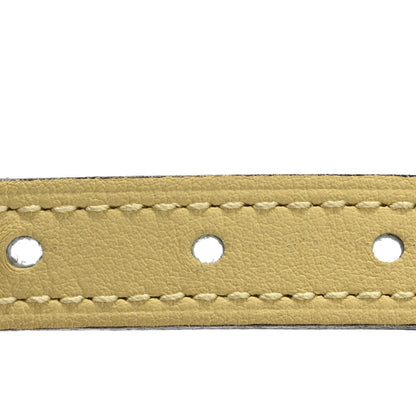 Hermes Swift Epsom 13mm H Kelly Belt 80 32 Jaune Poussin White 4 of 6