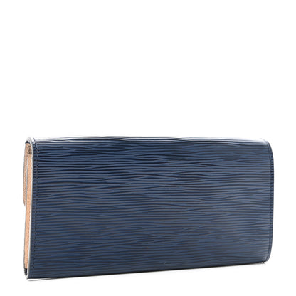 Louis Vuitton Epi Emilie Wallet Indigo 3 of 7