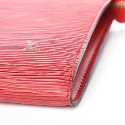 Louis Vuitton Epi Pochette Accessories 24 Castillan Red 6 of 9
