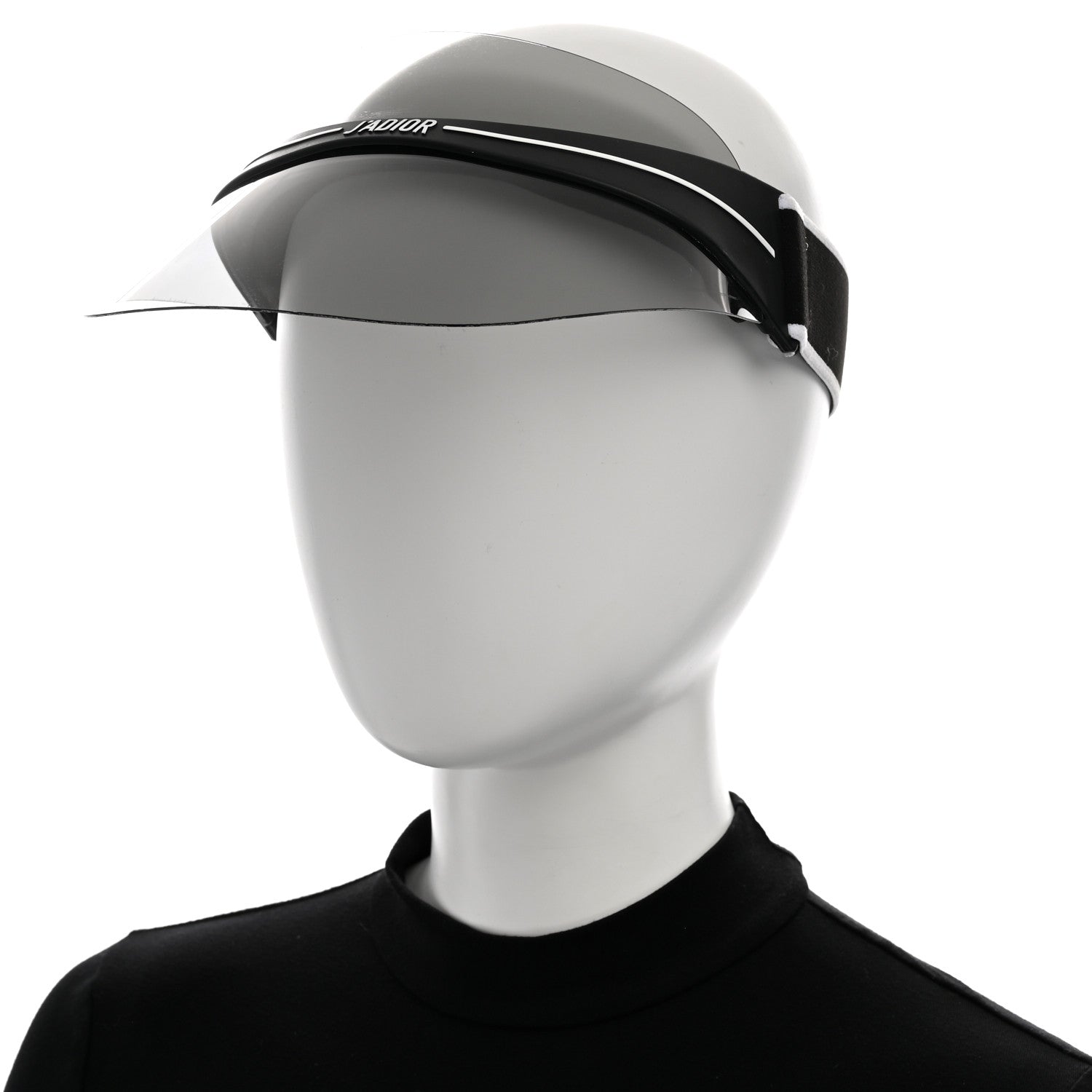 Christian Dior Mirrored DiorClub1 Sun Visor Black 2 of 9