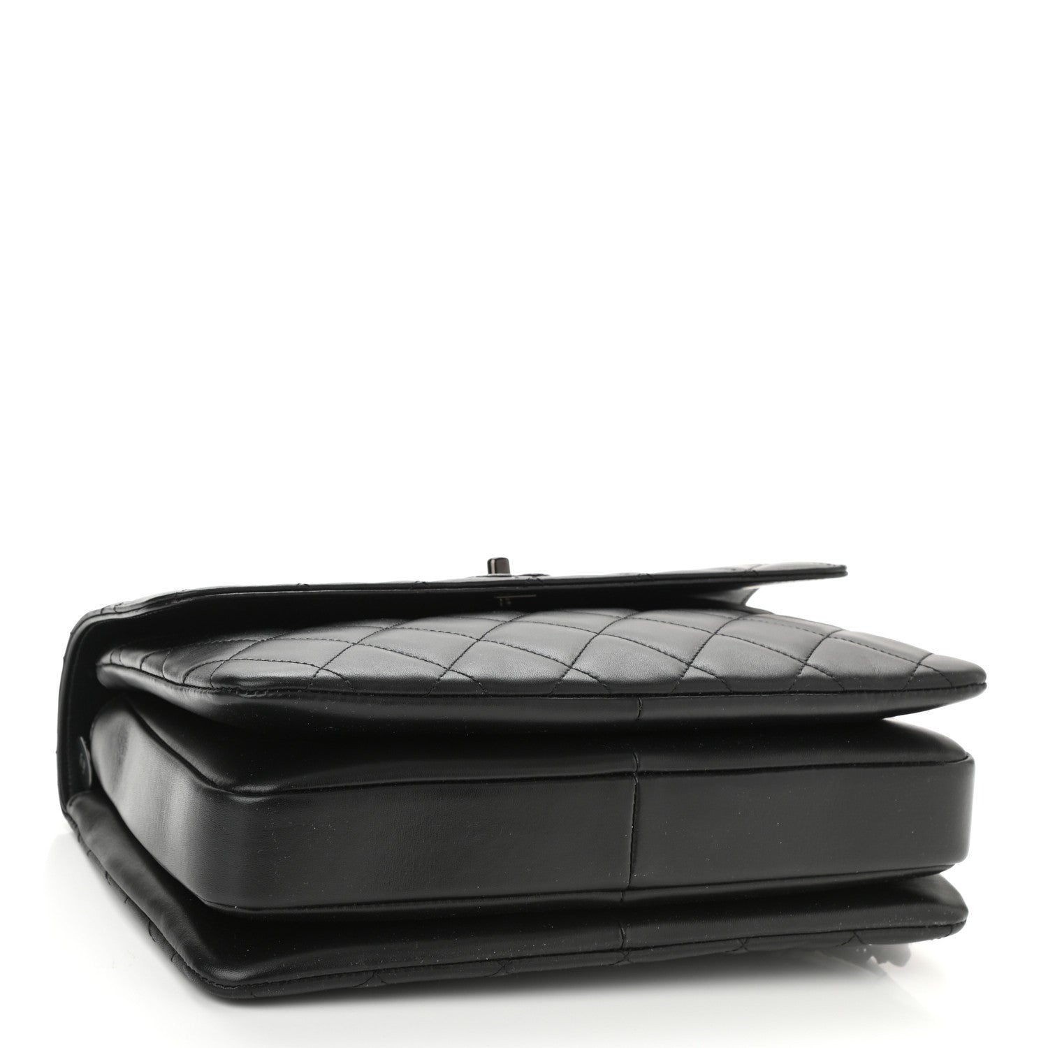 Chanel Lambskin Quilted Medium Trendy CC Flap Dual Handle Bag So Black 4 of 10