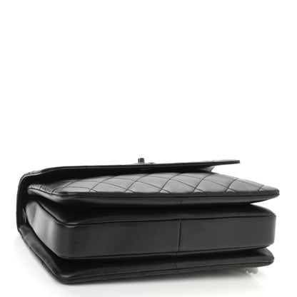 Chanel Lambskin Quilted Medium Trendy CC Flap Dual Handle Bag So Black 4 of 10