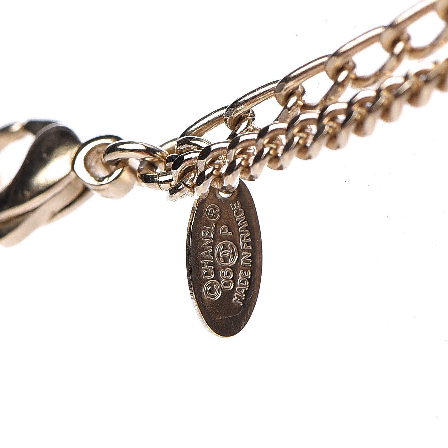 Chanel Double Chain CC Necklace Gold 5 of 6