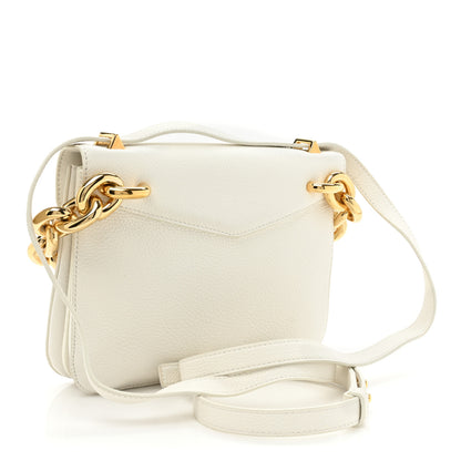 Bottega Veneta Calfskin Mount Envelope Bag White 3 of 11