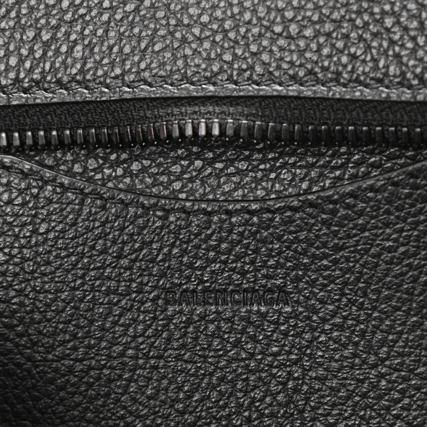 Grained Calfskin Neo Classic Black Hardware Mini City Black