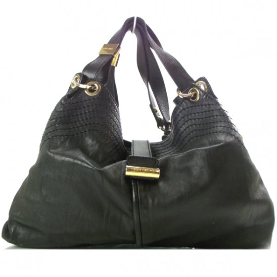 Jimmy Choo Leather Alex Hobo Black 1 of 11