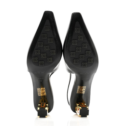 Givenchy Calfskin G Cube 50mm Slingback Pumps 35 Black 5 of 12