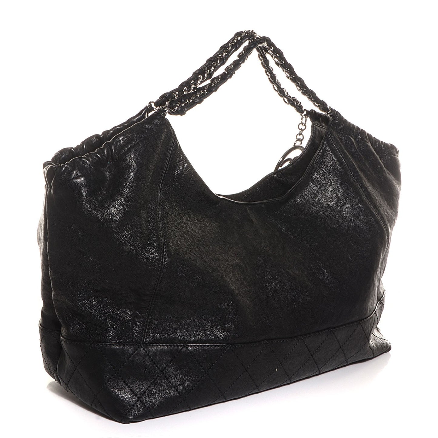 Calfskin XL Coco Cabas Black