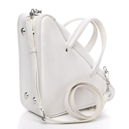 Balenciaga Calfskin S Triangle Duffle White 3 of 12