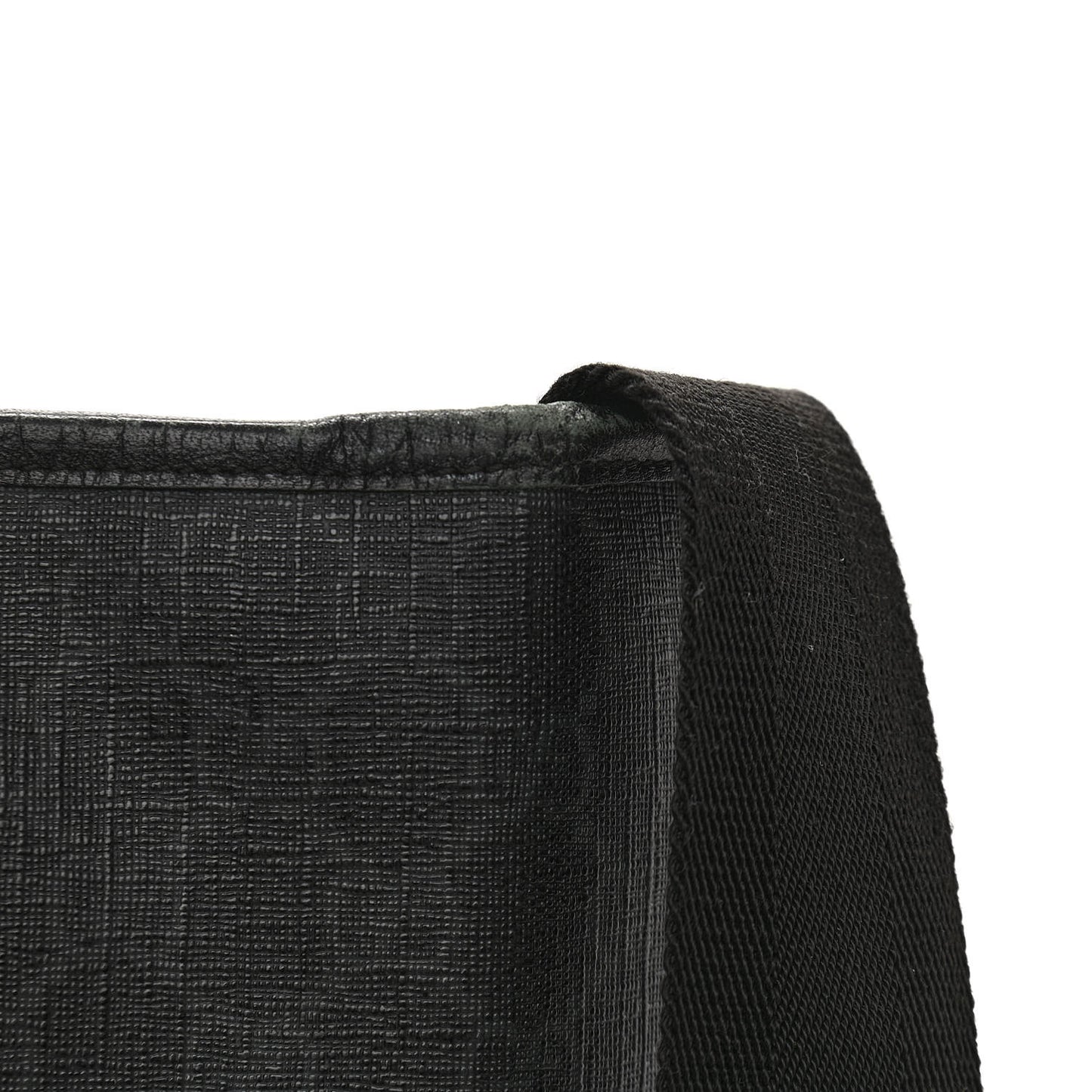 GG Supreme Monogram Web Handle Vertical Tote Black Grey