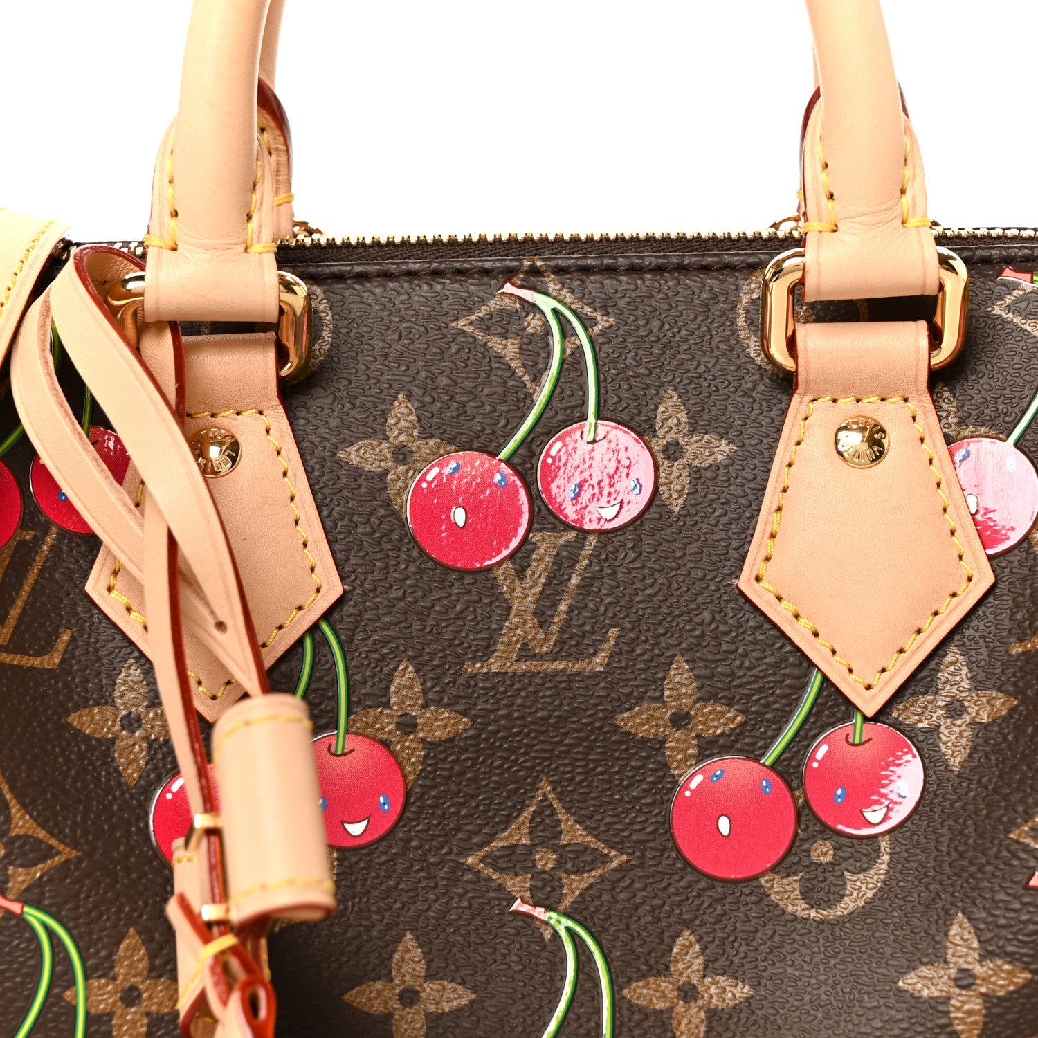 Louis Vuitton LV X TM Monogram Cerises Speedy Bandouliere 20 8 of 11