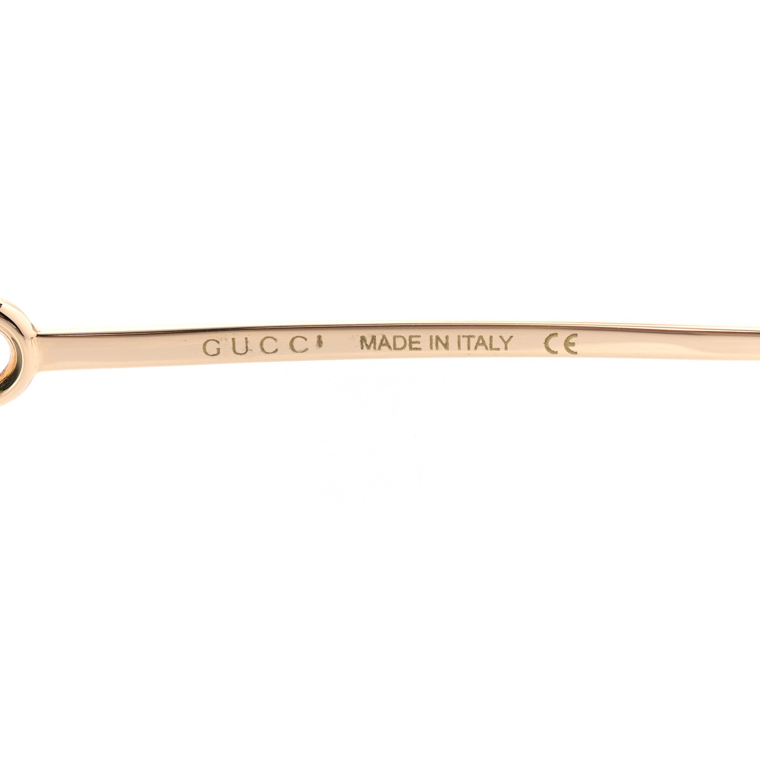 Gucci Metal Horsebit Square Frame Sunglasses GG0879S Gold 6 of 8