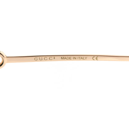 Gucci Metal Horsebit Square Frame Sunglasses GG0879S Gold 6 of 8