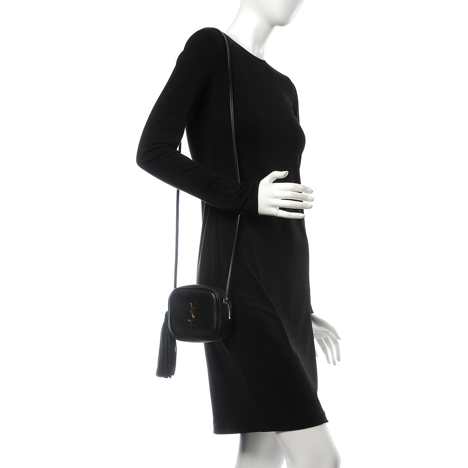 Saint Laurent Nappa Monogram Blogger Bag Black 2 of 8