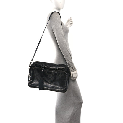 Gucci Imprime Monogram Medium Travel Bag Black 2 of 10