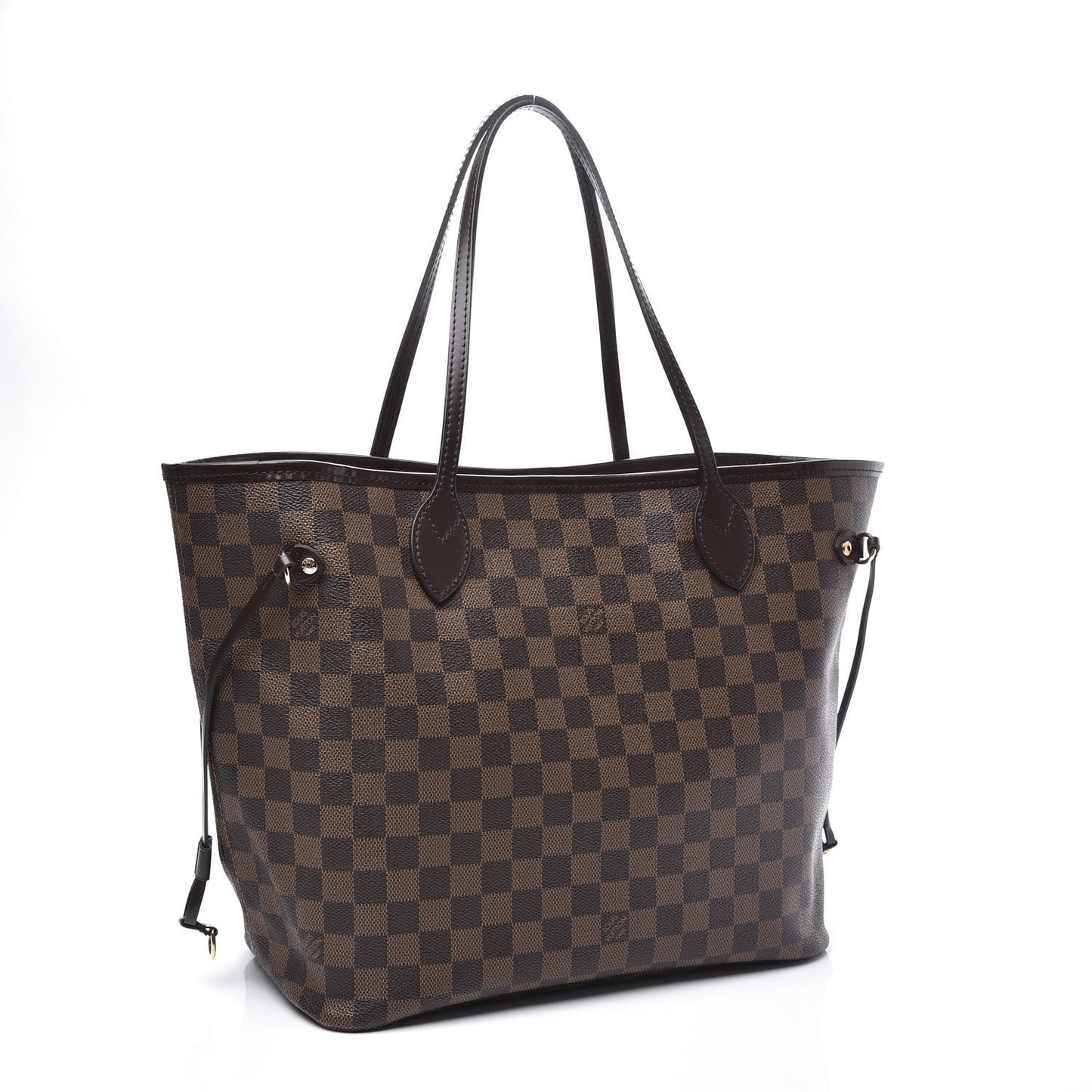 Damier Ebene Neo Neverfull MM Rose Ballerine