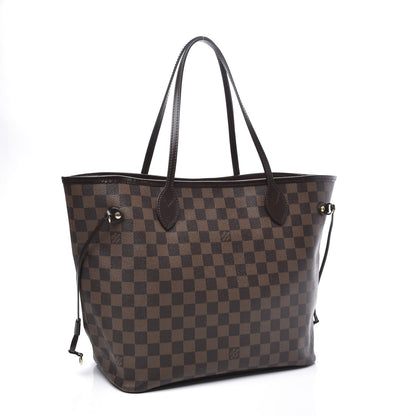 Louis Vuitton Damier Ebene Neo Neverfull MM Rose Ballerine 2 of 10