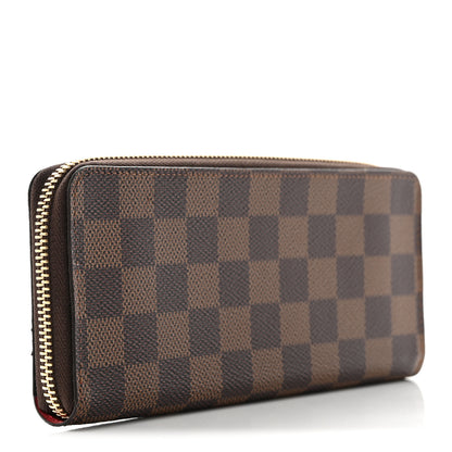 Louis Vuitton Damier Ebene Clemence Wallet Cherry 3 of 7