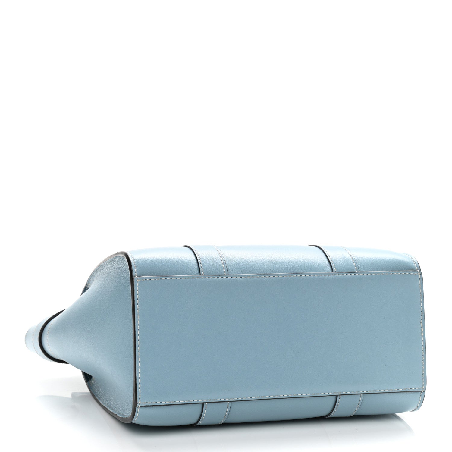 Mulberry Silky Calfskin Small Bayswater Zip Tote Nordic Blue 3 of 8