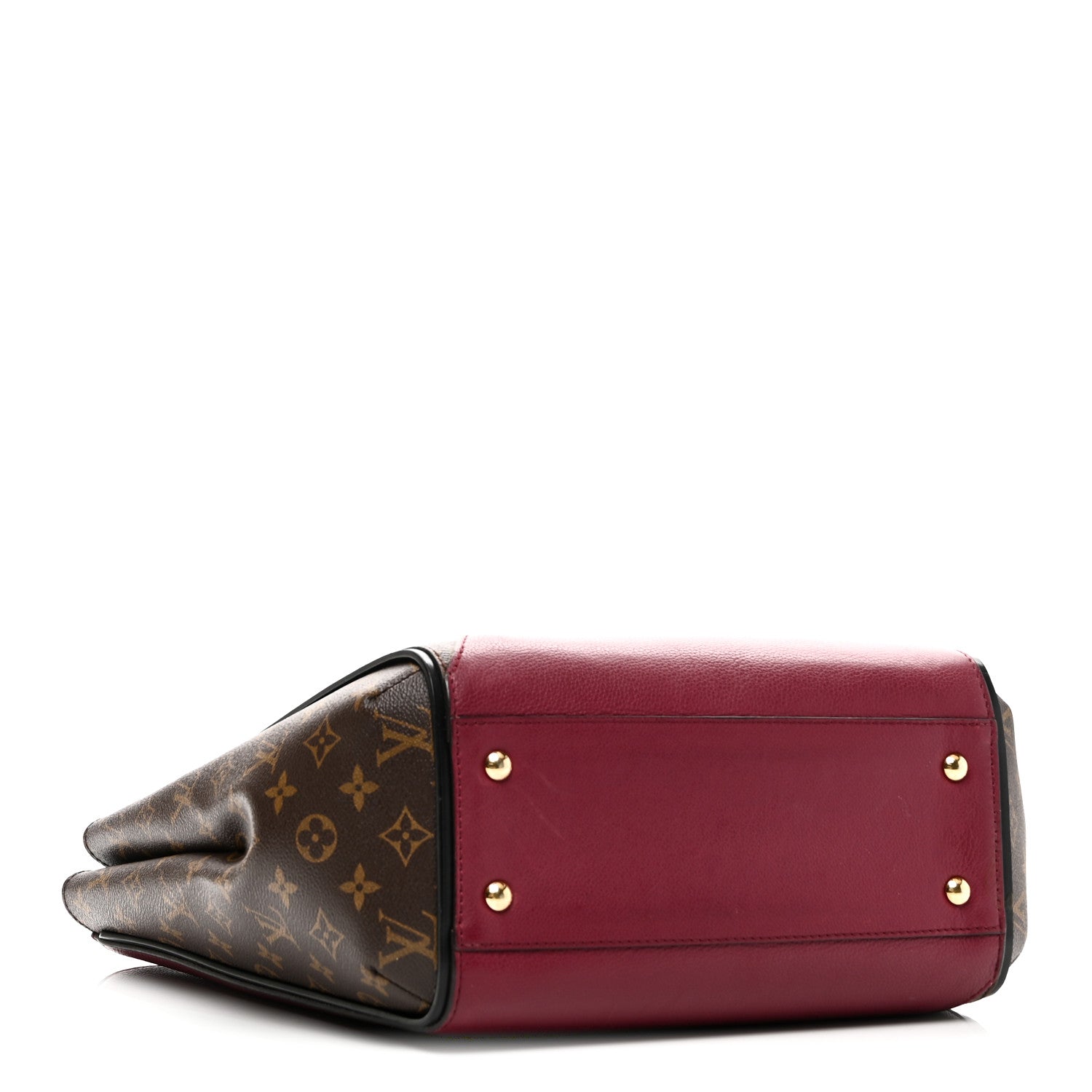Louis Vuitton Calfskin Monogram Kimono Tote Grape 4 of 9