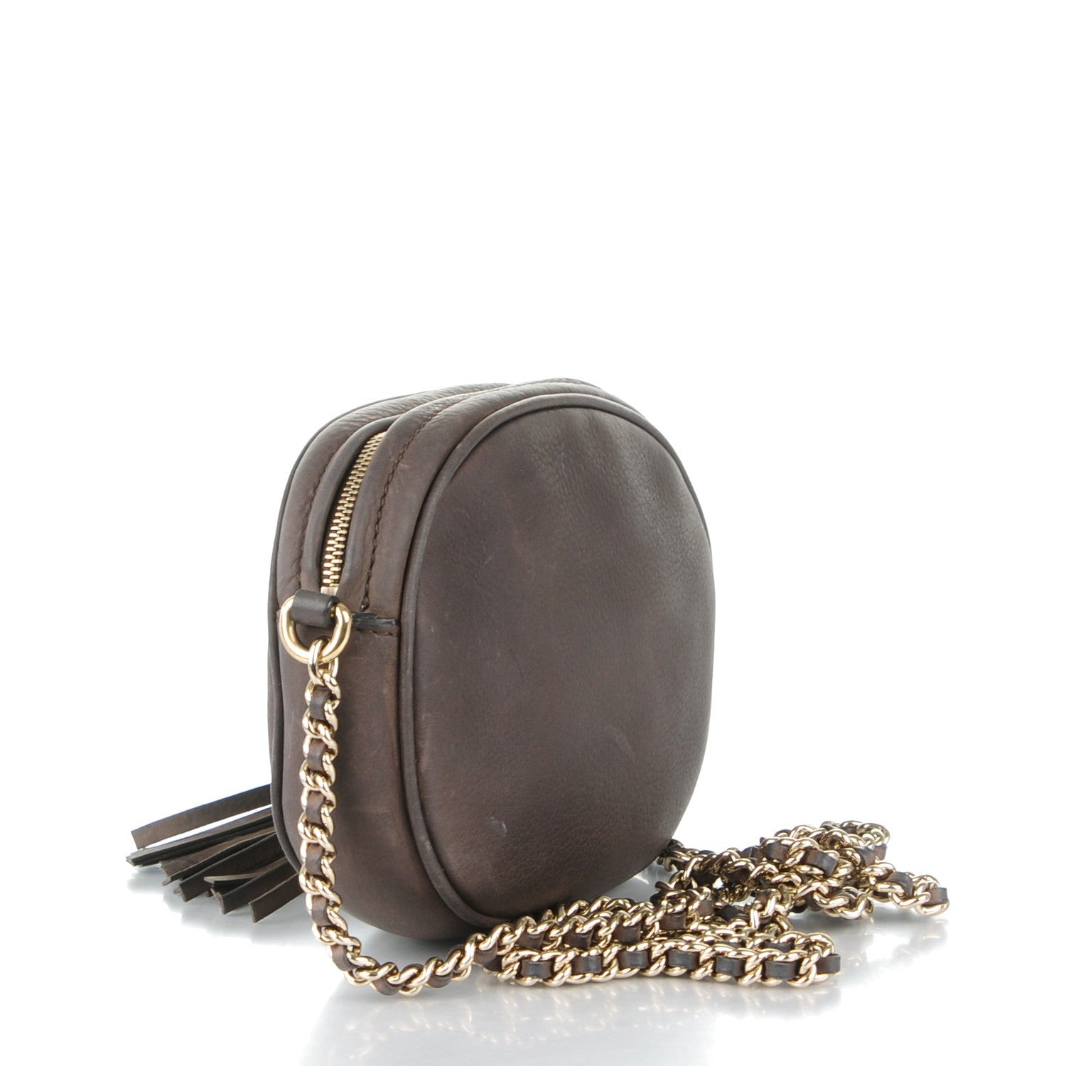 Gucci Vitello Range Mini Soho Chain Bag Grey Field 3 of 8