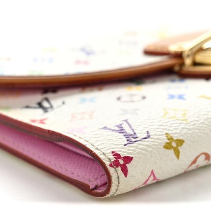Louis Vuitton Monogram Multicolor Eugenie Wallet White Litchi 9 of 11