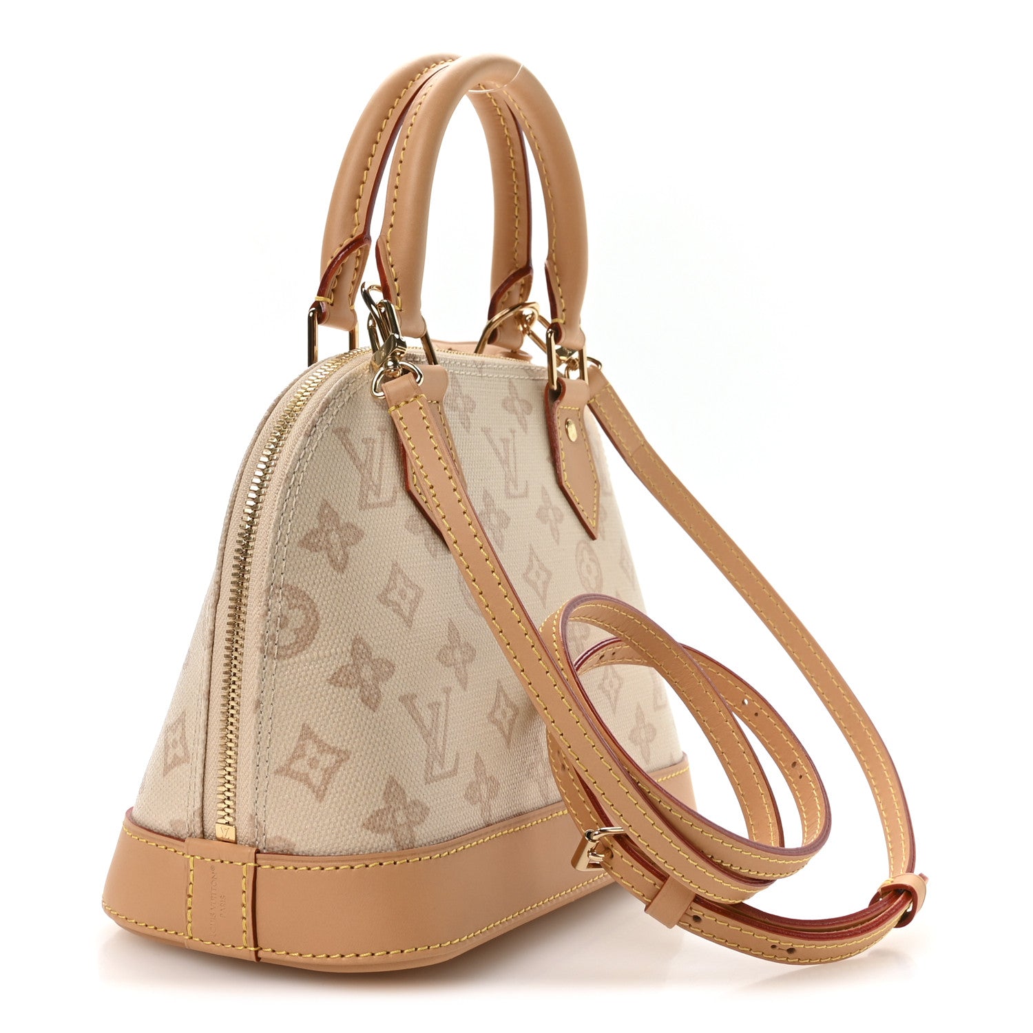 Louis Vuitton Monogram Origine Lin Alma BB 5 of 17