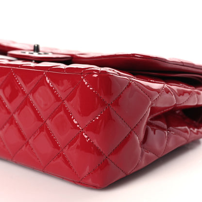 Chanel Patent Quilted Jumbo Double Flap Red 9 of 9