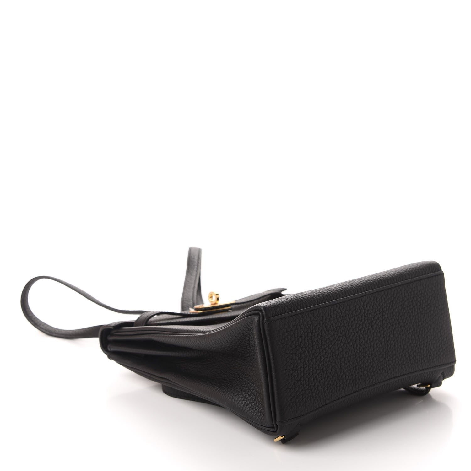 Hermes Taurillon Clemence Kelly Ado Backpack Black 3 of 8