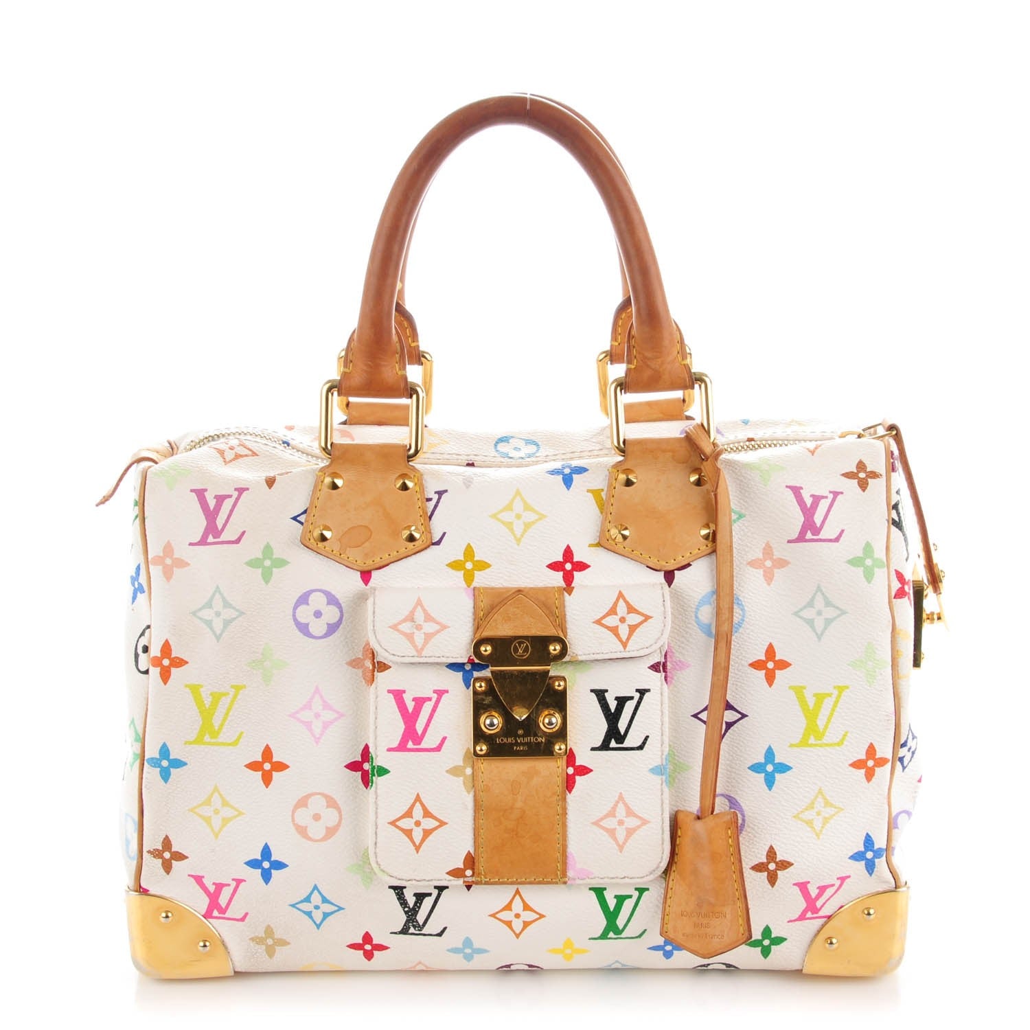 Louis Vuitton Monogram Multicolor Speedy 30 White 1 of 13