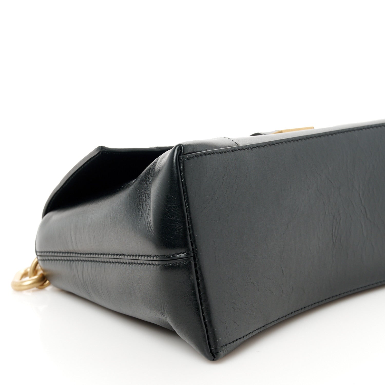 Balenciaga Paper Calfskin S Downtown Chain Shoulder Bag Black 10 of 11