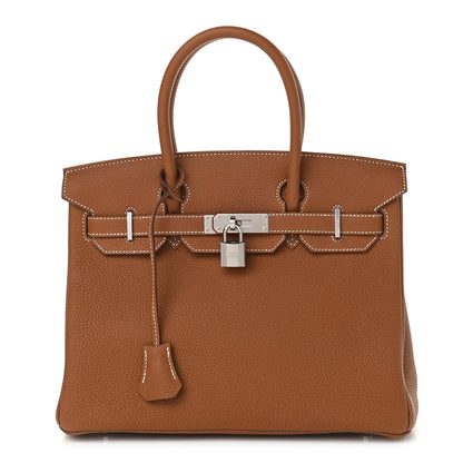 Hermes Togo Birkin 30 Gold 1 of 31