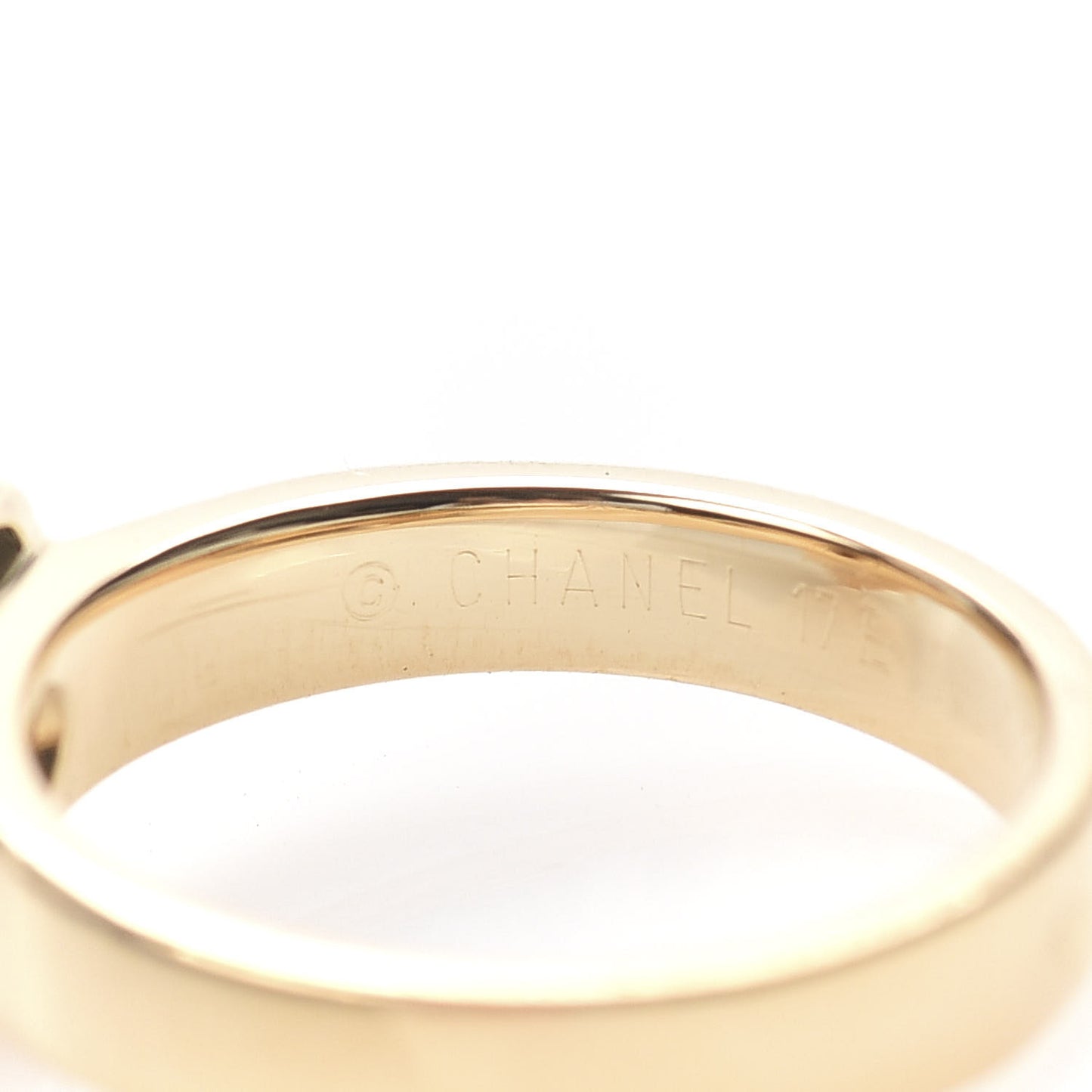 18K Yellow Gold Diamond Camellia Ring 47 4