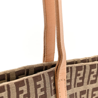 Fendi Zucchino Shopping Tote Beige 12 of 15