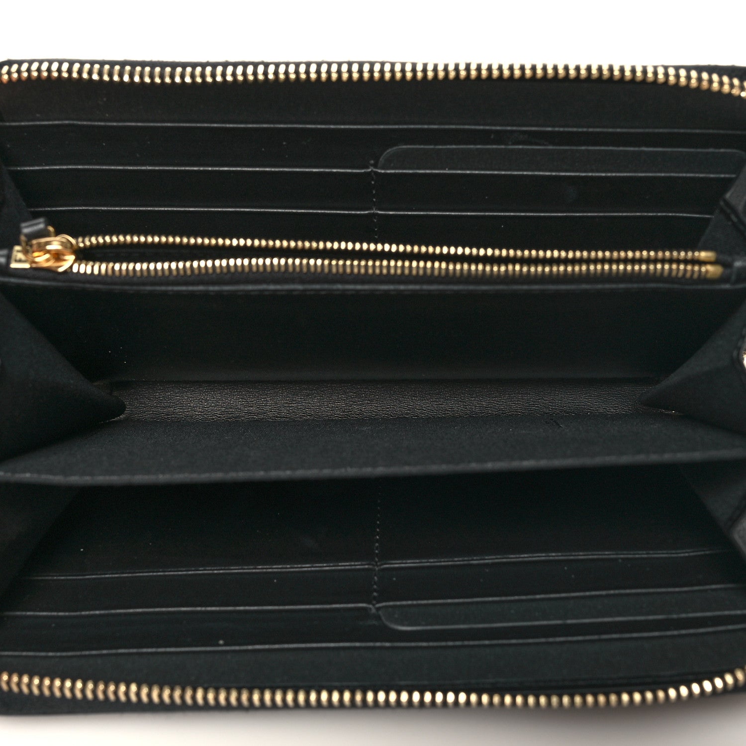 Fendi Vitello Liberty Lucido F is Fendi Zip Around Wallet Black 5 of 9