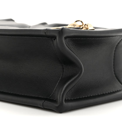 Christian Dior Calfksin Macrocannage Mini Book Tote Black 9 of 10