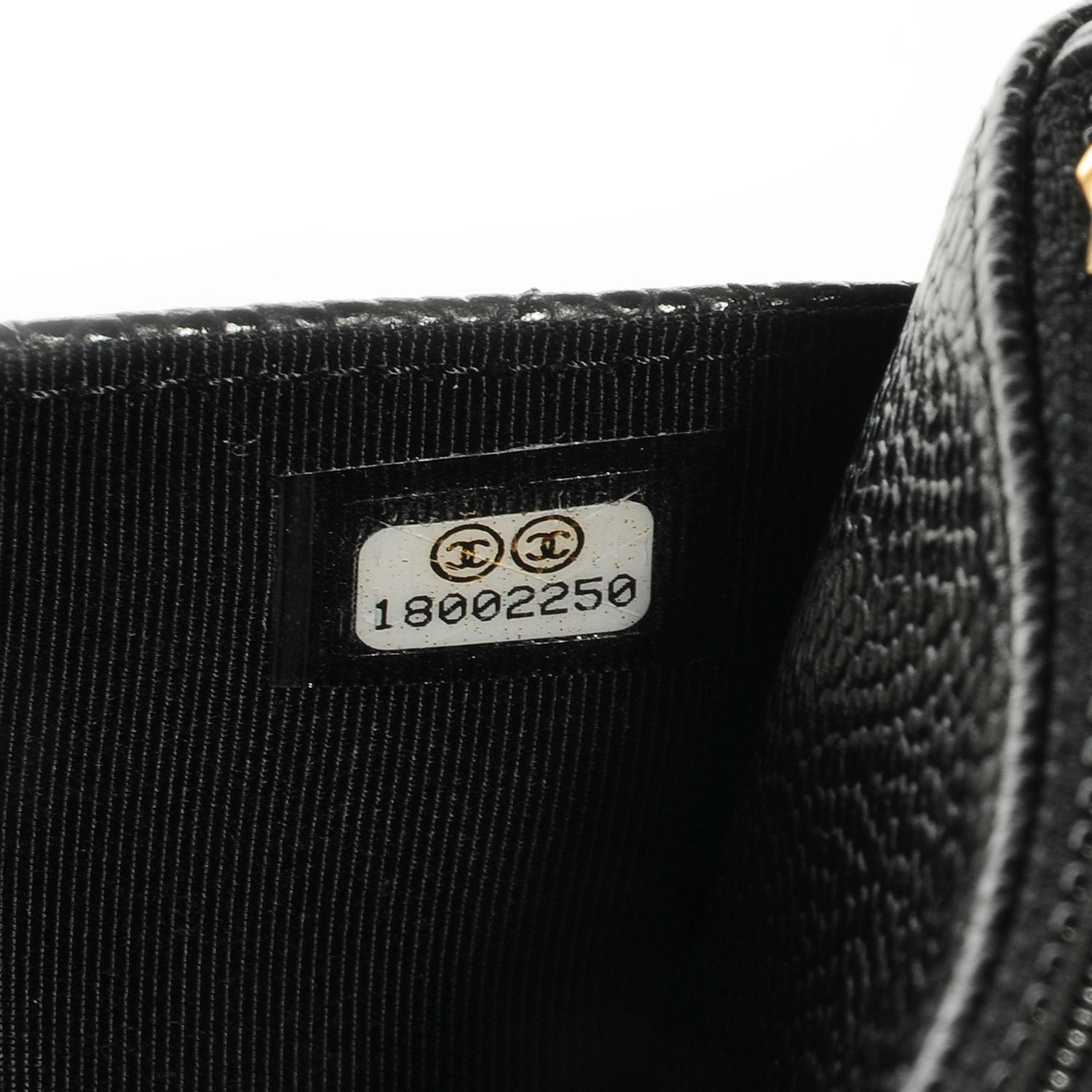 Chanel Caviar Quilted Wallet on Chain Black 8 of 9