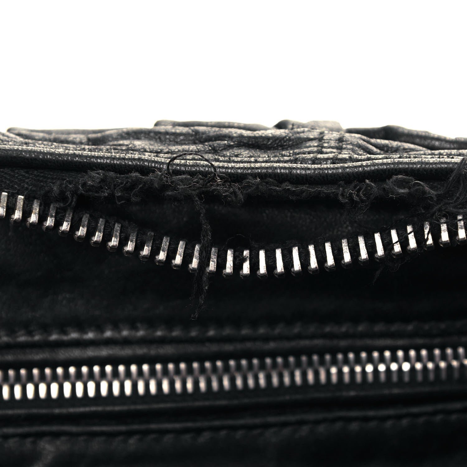 Prada Nappa Gaufre Shopping Satchel Black 10 of 15