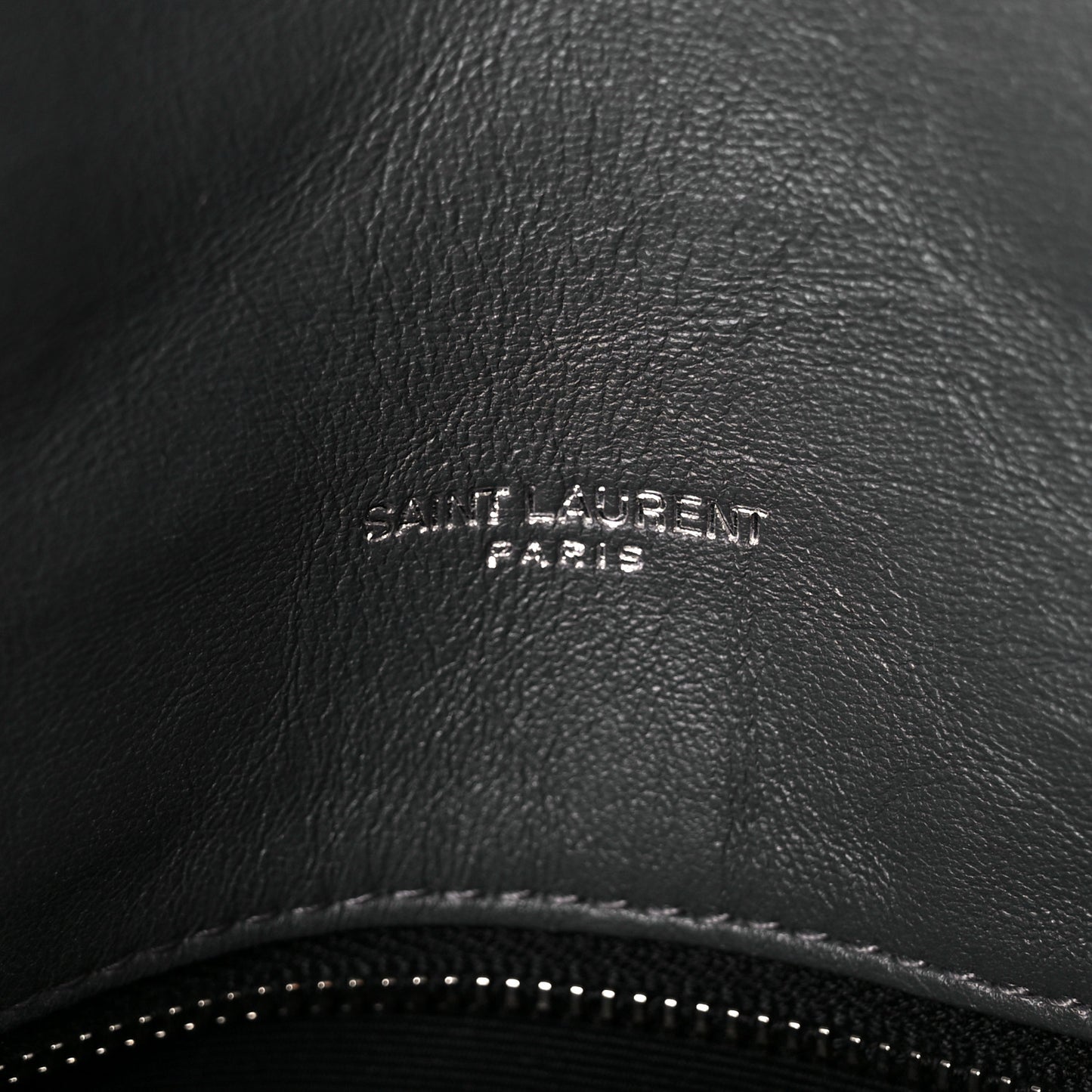 Lambskin Quilted Small Loulou Puffer Monogram Chain Satchel Concrete