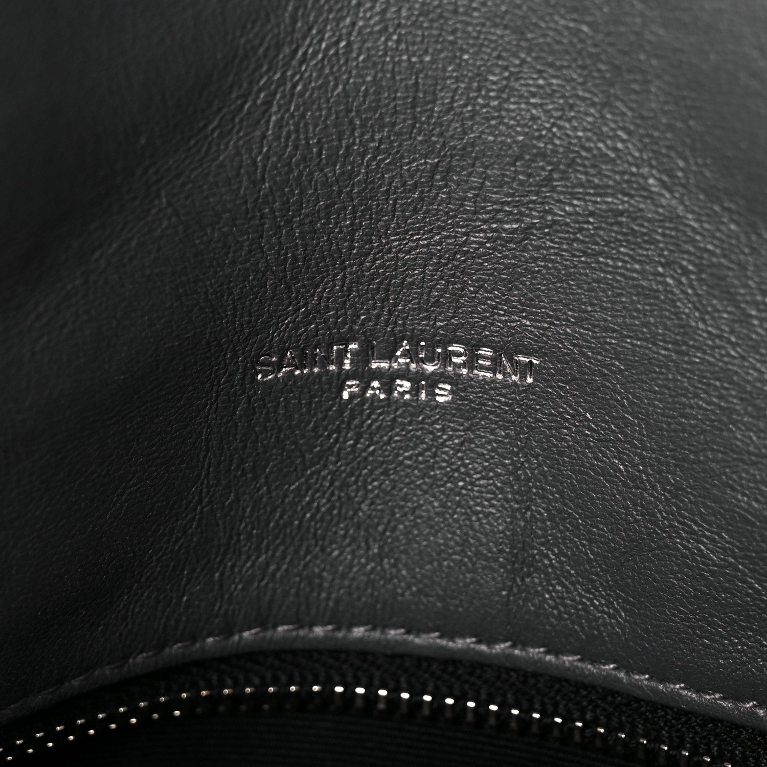 Saint Laurent Lambskin Quilted Small Loulou Puffer Monogram Chain Satchel Concrete 7 of 11